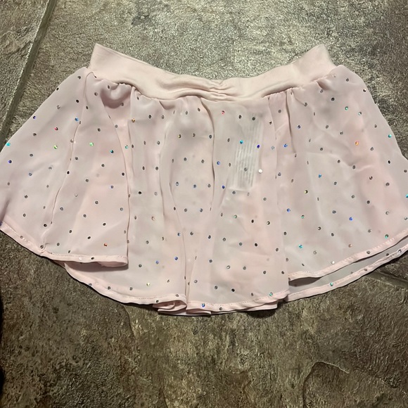 Girls Bloch Olesia Diamante Sparkle Ballet Skirt - Picture 2 of 3